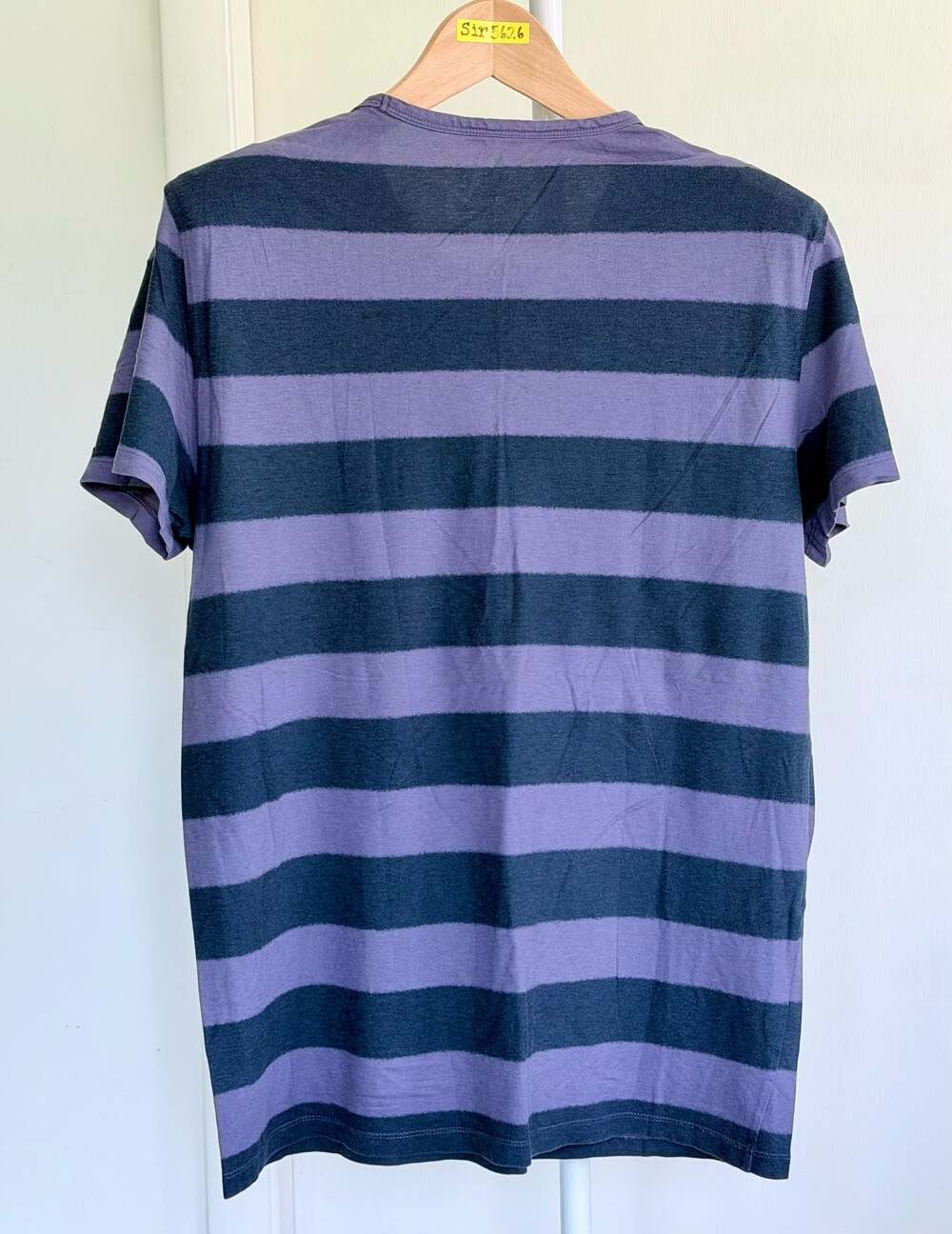 Gap Men's Striped Crew Neck Short Sleeve T-Shirt Large - Picture 5 of 7